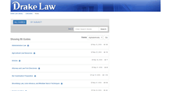 Desktop Screenshot of libguides.law.drake.edu