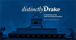 Desktop Screenshot of distinctly.drake.edu