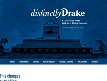 Tablet Screenshot of distinctly.drake.edu