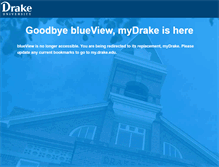 Tablet Screenshot of blue.drake.edu