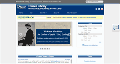 Desktop Screenshot of library.drake.edu